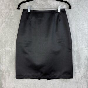 Vintage DEB Y2K Bow Pencil Skirt Black Women’s Office Siren 9/10